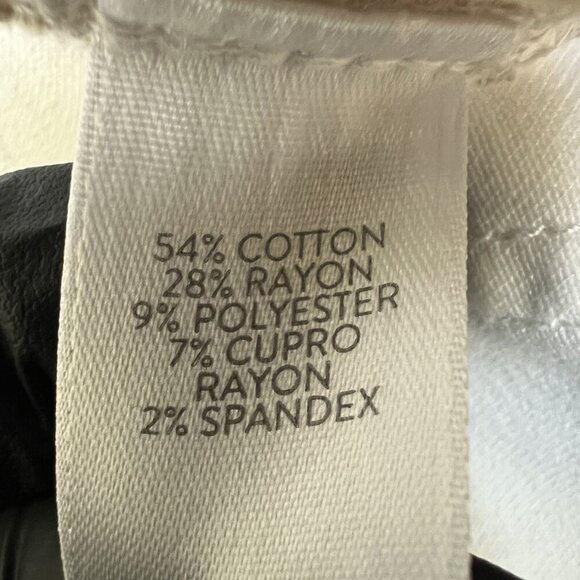 J. Jill Womens 8p White Denim Authentic Fit Cropped Capri Jeans Clean Girl - Picture 12 of 15